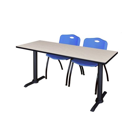 CAIN Rectangle Tables > Training Tables > Cain Training Table & Chair Sets, 60 X 24 X 29, Maple MTRCT6024PL47BE